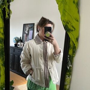 Christian Lacroix jacket with Gingham details